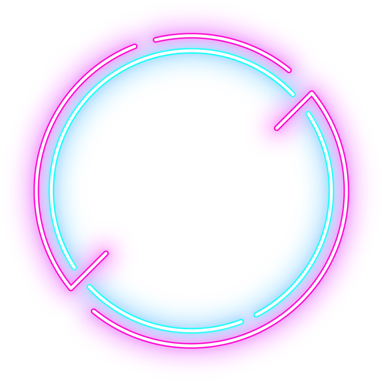 Futuristic Neon Frame